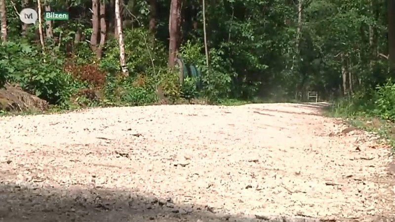Natuur en Bos start met opruimen van breekpuin in Schoonbeekse Bossen