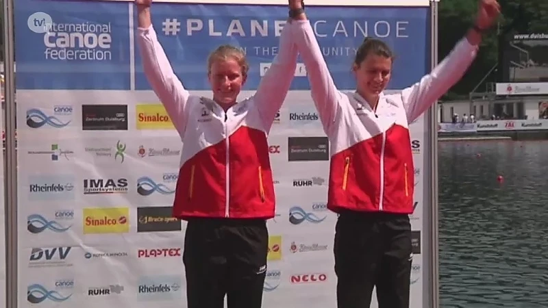 Bronzen medaille voor Lize Broekx & Hermien Peters op EK kajak