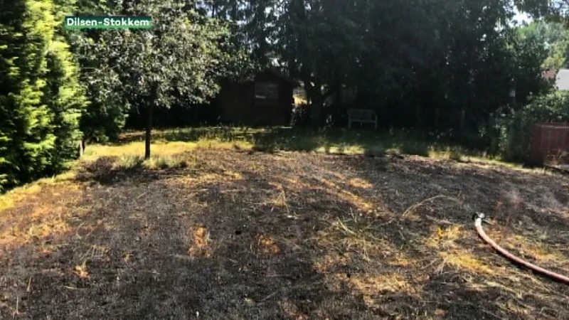 Brandweer kan man met rollator uit brandende tuin redden, aanpalende tuinen ook in brand