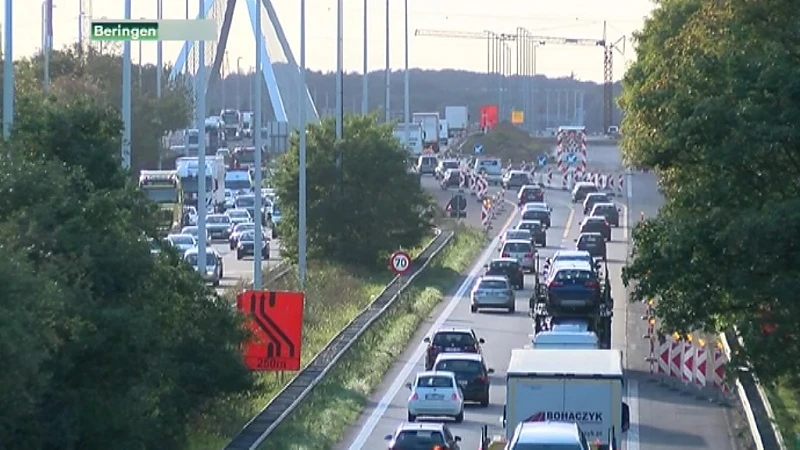 Mobiele trajectcontrole aan werken E313 tussen Beringen en Lummen