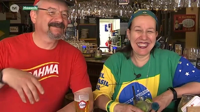 Voor wie supportert dit Braziliaans-Belgisch koppel?