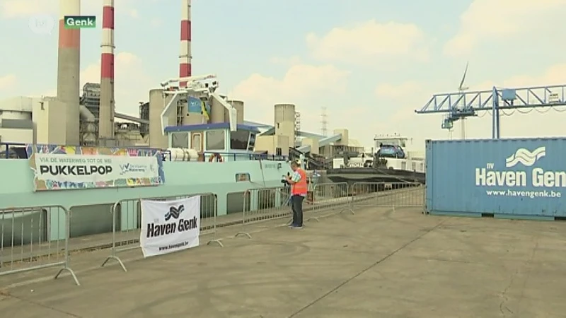 Materiaal Pukkelpop via kanaal gebracht