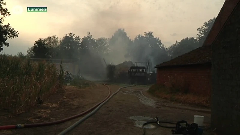 Asbest vrijgekomen bij stalbrand in Lummen