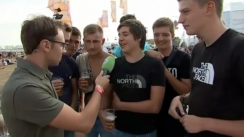 Sommige festivalgangers komen enkel voor bier