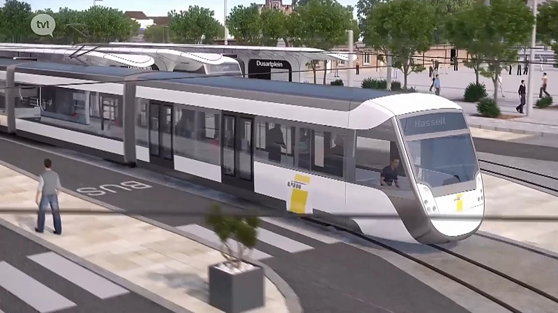 Tram-en bustunnel in Hasselt