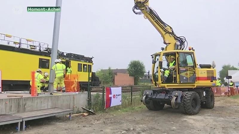 Werken elektrificatie Mol-Hamont gestart