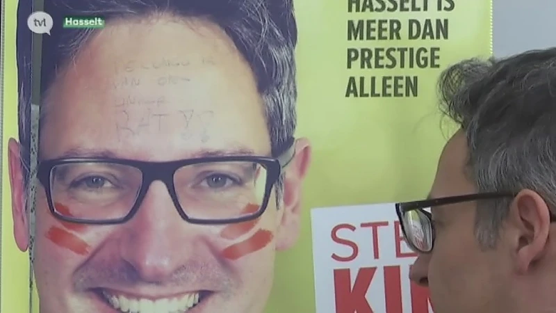 PVDA-borden in Hasselt beklad: "De Congo is van ons, linkse ratten"