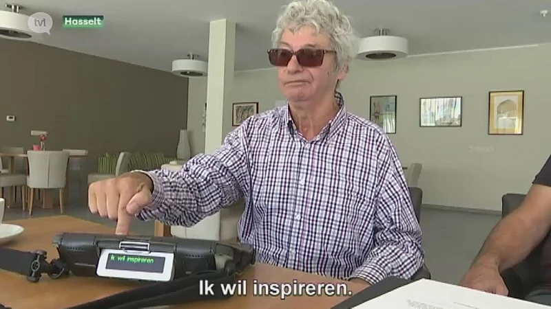 Bilzenaar schrijft boek met één vinger na herseninfarct