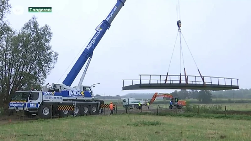 Brug over Jeker verbindt Tongerse fietsroutes