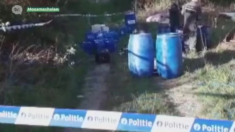 45 drugsvaten gedumpt in Maasmechelen