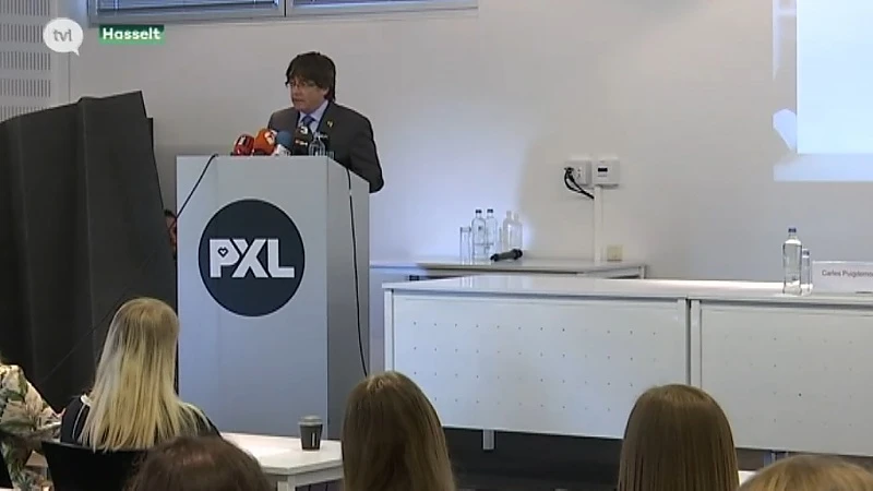 300 PXL-studenten volgen openingscollege ex-Catalaanse minister-president Carles Puigdemont