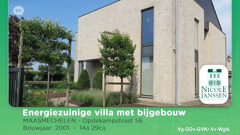Energiezuinige villa met bijbouw