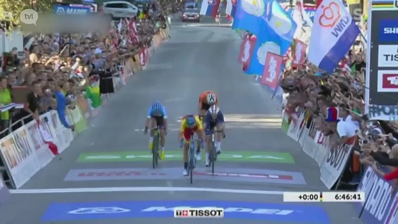 Valverde wereldkampioen in het wielrennen, Hermans (23ste) eerste Belg