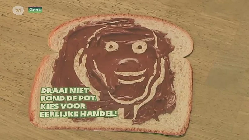 Oxfam deelt gratis choco uit om werkomstandigheden arbeiders cacaoplantages aan te kaarten