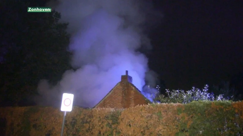 Brandweer rukt uit voor uitslaande brand in Zonhoven