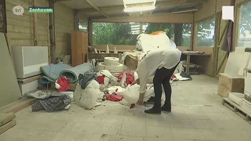 Gemeente Heers gooit kunstwerk bij afval op containerpark