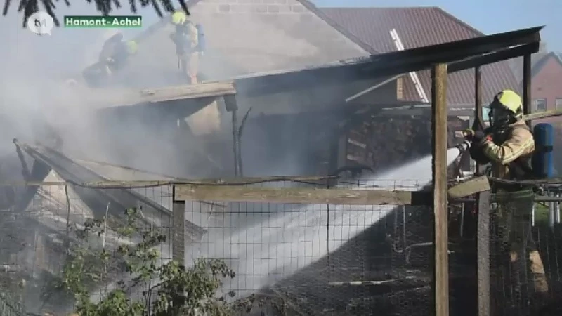 Zware schuurbrand in Hamont-Achel