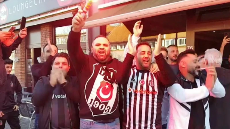 Limburgse Besiktasfans helemaal klaar voor match tegen Genk