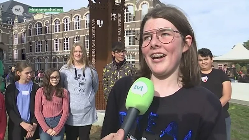 Leerlingen Helix in Maasmechelen herdenken Wereldoorlog I