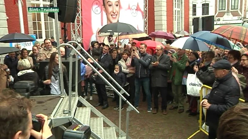 Nina Derwael gehuldigd in thuisstad Sint-Truiden