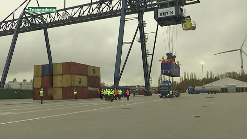 Buitenpost Antwerpse haven in Tessenderlo: 100 jobs en jaarlijks 60.000 vrachtwagens minder op de weg
