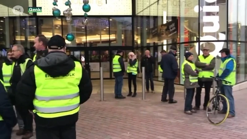 Slechts tiental gele hesjes bij protestactie in Genk