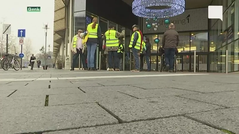 Eerste actie Gele Hesjes in Genk is grote flop
