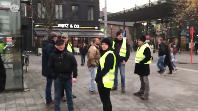 Ook de tweede actie van 'gele hesjes' in Limburg draait uit op een flop