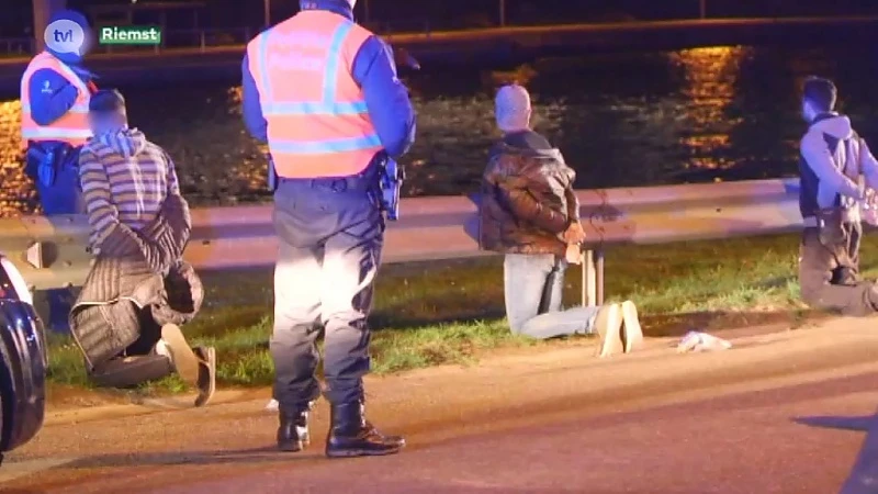 Politie rekent drie verdachten in na achtervolging met schoten