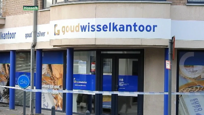 Inbraak bij goudwisselkantoor in Hasselt