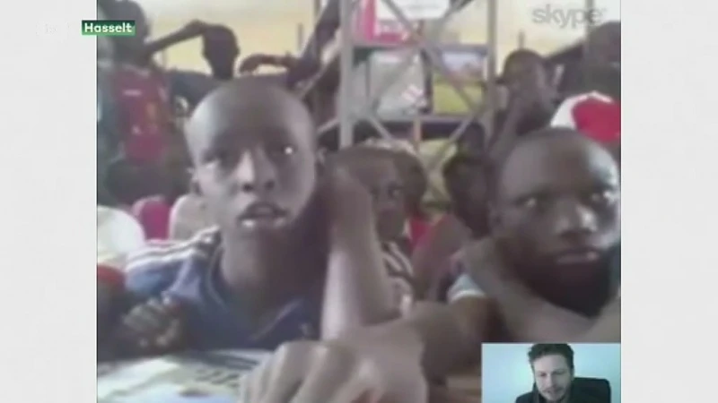 Limburger Koen Timmers wil in Afrika kwalitatief onderwijs aanbieden via Skype