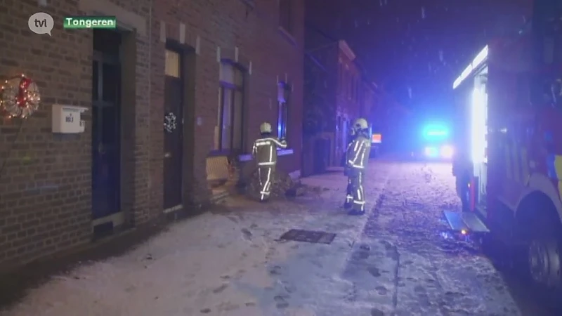 Bestelwagen ramt gevel in Tongeren en pleegt vluchtmisdrijf, maar vergeet nummerplaat.