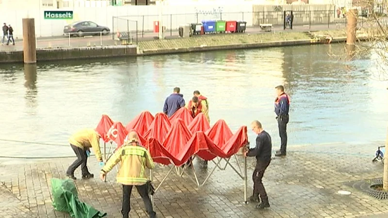 Lichaam opgevist uit Kanaalkom Hasselt