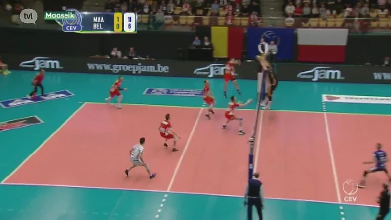 Maaseik veegt de vloer aan met Poolse landskampioen