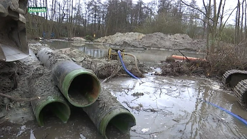 Waterlek zet delen van Hasselt zonder water