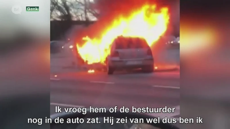 Güler Sonmez redde Genkenaar uit brandende auto