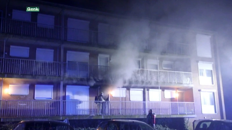 Vrouw dakloos na woningbrand in Genk