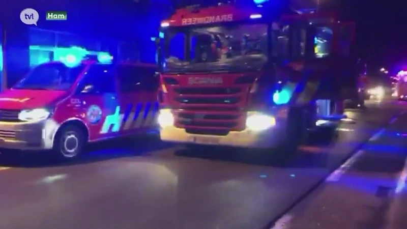 Vrouw zwaargewond bij brand in Ham