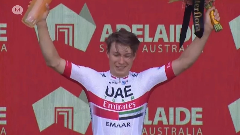 Jasper Philipsen pakt eerste World Tourzege in Tour Down Under