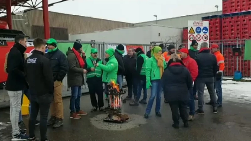 Werknemers Coca-Cola Hasselt staken