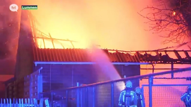 Tijdelijke woonst in Lummen brandt volledig uit