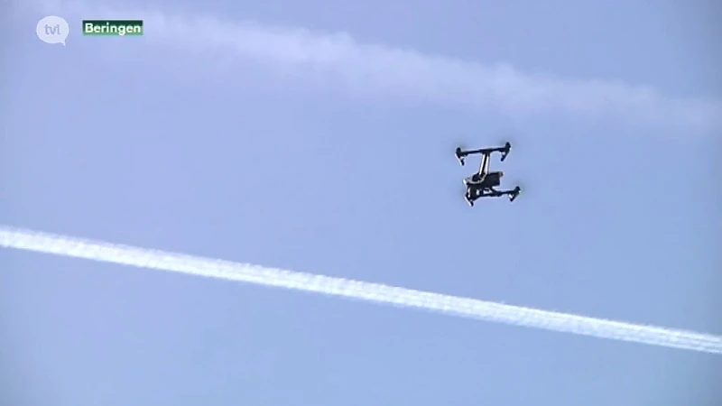 Drone brengt begraafplaatsen Beringen in kaart