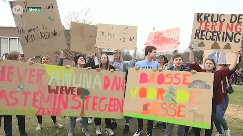 4.000 deelnemers aan klimaatmars in Genk: 25 leerlingen weigeren mee op te stappen