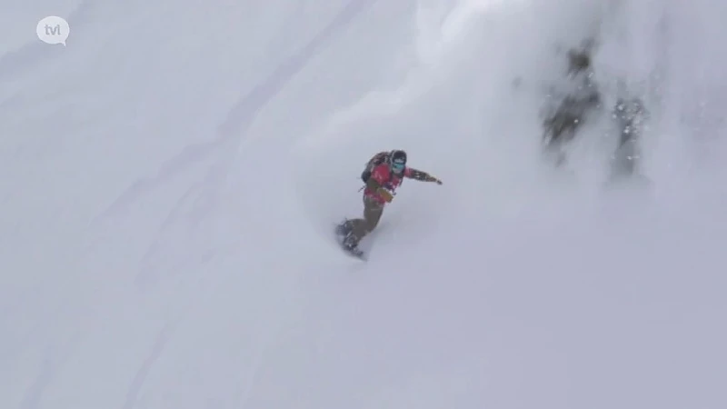 Spectaculaire beelden van Limburgse Freeride Skiërs en Snowboarders
