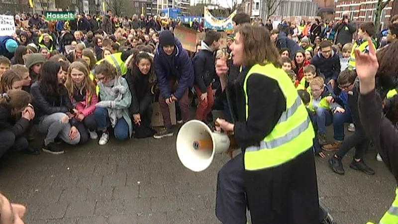 1.200 leerlingen nemen deel aan Hasseltse klimaatmars