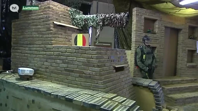 Lummense leerlingen bouwen eerste gemetselde tank ter wereld
