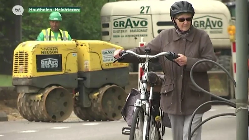 Wegenwerken in Houthalen zorgen voor onduidelijkheid voor fietsers