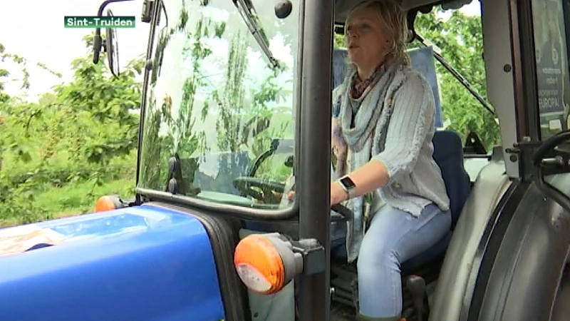 Hilde Vautmans met tractor de boer op voor Europese campagne