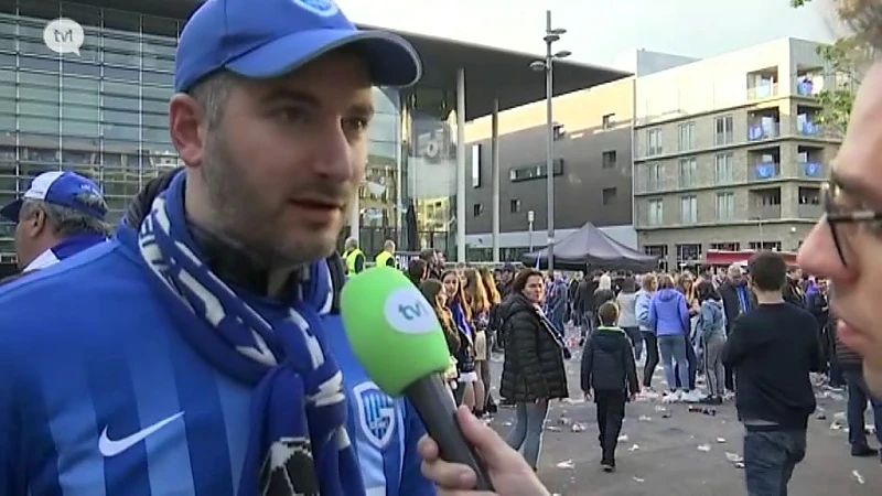 Supporters geloven nog in de titel: "Brugge mag vandaag wel winnen, maar wij spelen kampioen"