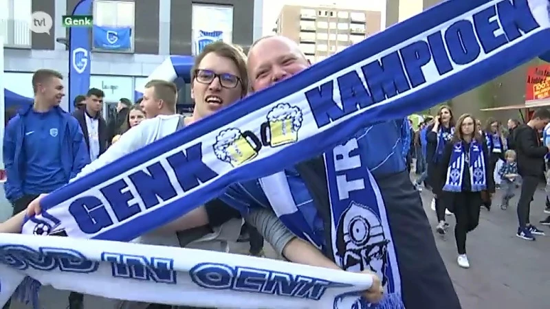 8.000 Genkfans supporteren voor groot scherm op Stadsplein